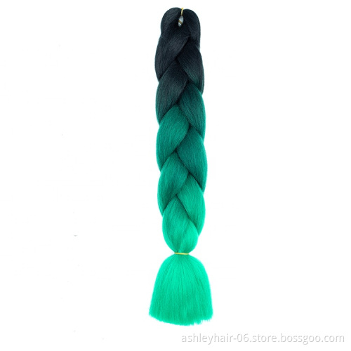 24inch 100grams ombre color jumbo braiding hair extensions crochet twist synthetic jumbo braid hair